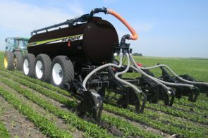 Row Crop Application System - The Row Crop Application System allows you to sidedress
nutrients into standing row crop during the most optimal
time of year.