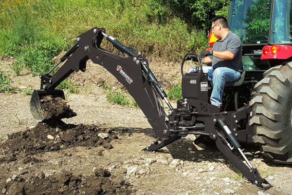 Paladin Attachments | Bradco SS/TR Backhoe | Model Backhoe 490 for sale at Kings River Tractor Inc.